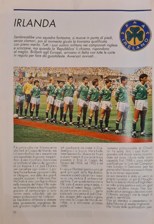 Italia '90 Programma Ufficiale