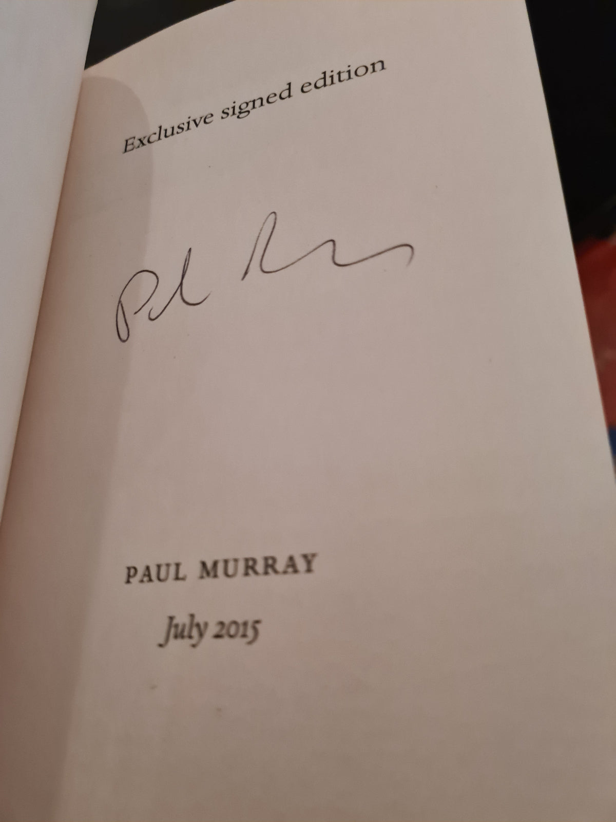 The Mark and the Void: Signed Slipcase, Paul Murray