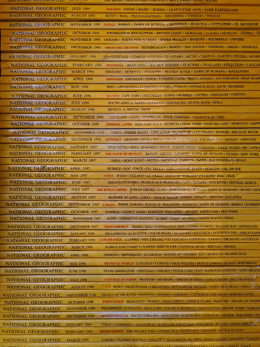 National Geographic 1999 (12 issues)