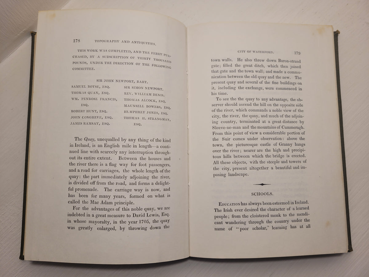 The History, Topography and Antiquities of the County and City of Waterford: With an account of the present state of the peasantry of that part of the South of Ireland [Hardback, 1982], R.H. Ryland