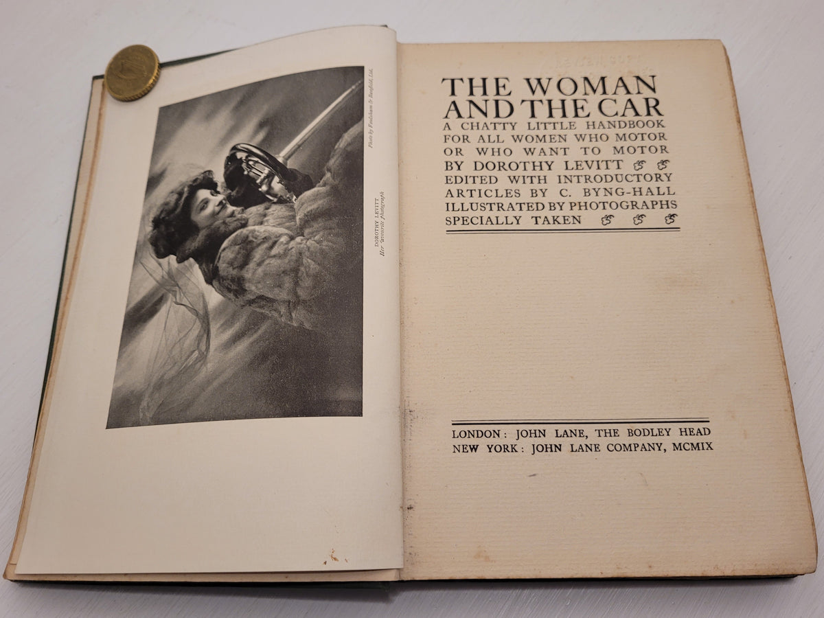 The Woman and the Car [First Edition, Review Copy], Dorothy Levitt