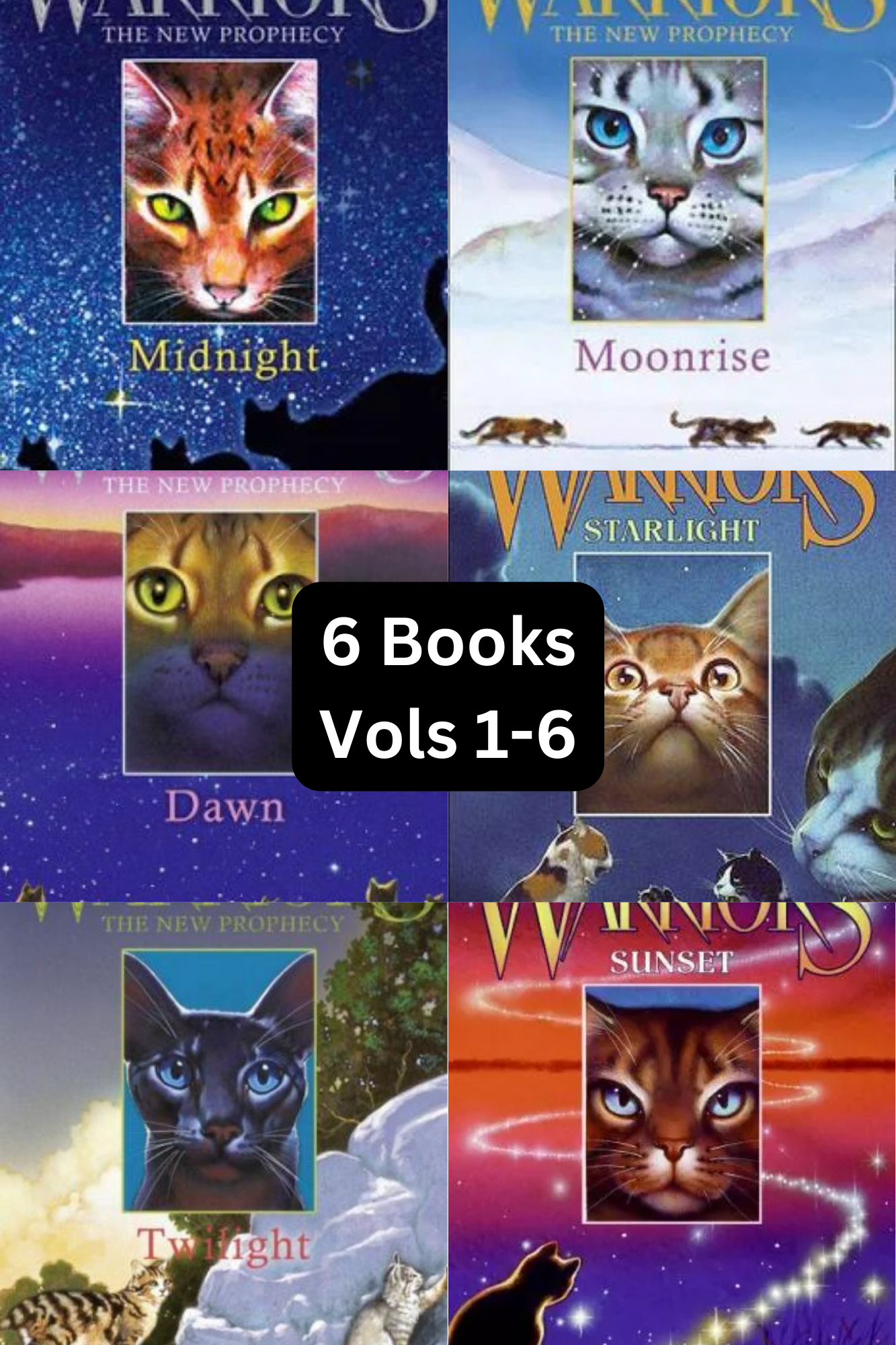 Warrior Cats (The New Prophecy) Vols 1-6, Erin Hunter