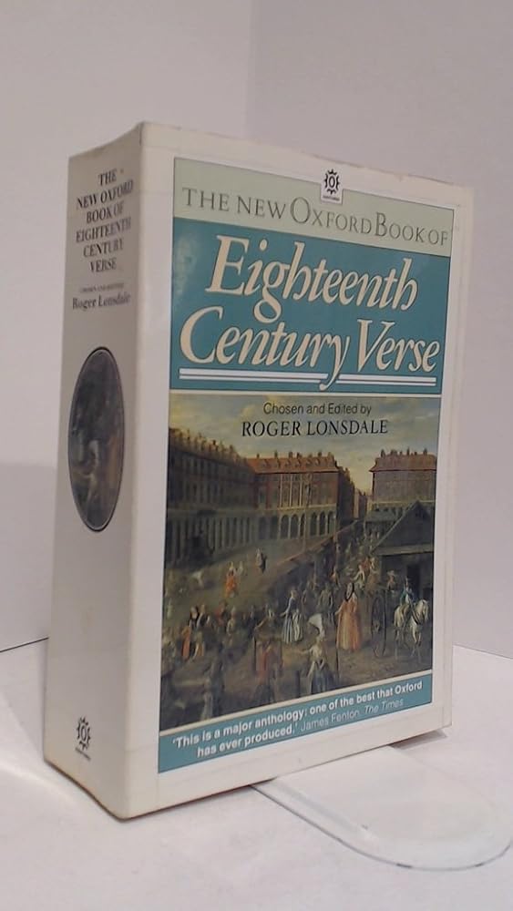 The New Oxford Book of Eighteenth-Century Verse (Oxford Books of Verse) cover image