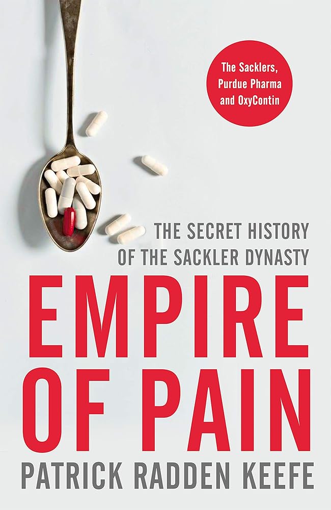 Empire of Pain: The Secret History of the Sackler Dynasty cover image