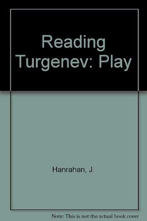 Reading Turgenev cover image