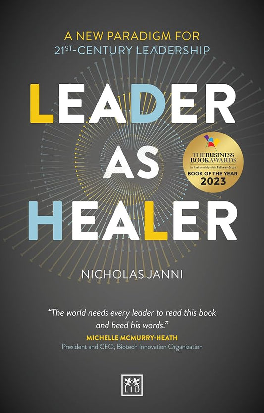 Leader as Healer: WINNER Business Book of the Year 2023 cover image