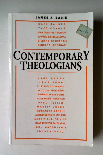 Contemporary Theologians, James J. Bacik